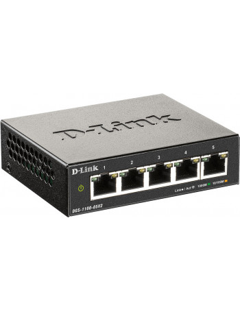 D-Link DGS-1100-05V2 switch de rede Gigabit Ethernet (10 100 1000) Preto
