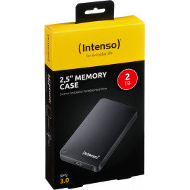Intenso 2TB 2.5" Memory Case USB 3.0 disco externo 2000 GB Preto