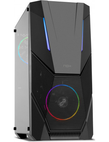 NOX Infinity Delta Midi Tower Preto