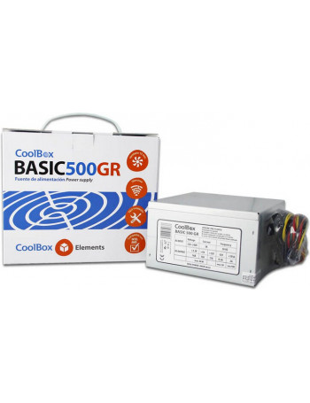 CoolBox Basic 500GR fonte de alimentação 300 W 20+4 pin ATX ATX Metálico