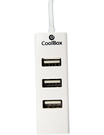 CoolBox COO-UPH190 hub de interface 480 Mbit s Branco