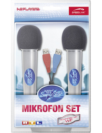 SPEEDLINK Mikrofon Set, Nintendo Wii U Wii