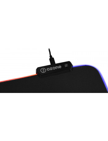 Ozone Ground Level Pro Spectra Preto Tapete Gaming