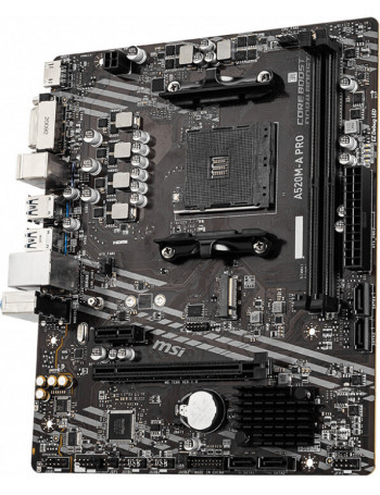 MSI A520M-A PRO Socket AM4 micro ATX AMD A520