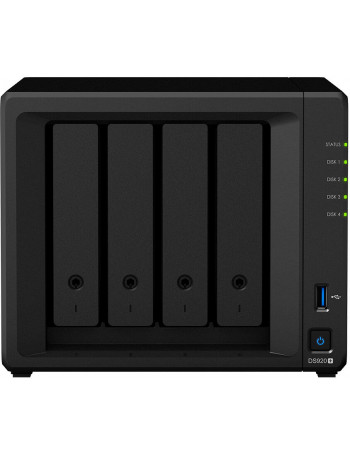 Synology DiskStation DS920+ servidor NAS e de armazenamento J4125 Ethernet LAN Mini Tower Preto