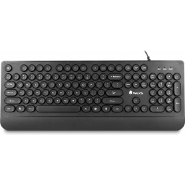 NGS Dot teclado USB QWERTY Português Preto