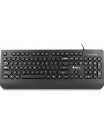 NGS Dot teclado USB QWERTY Português Preto