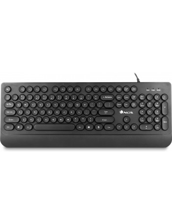 NGS Dot teclado USB QWERTY Português Preto