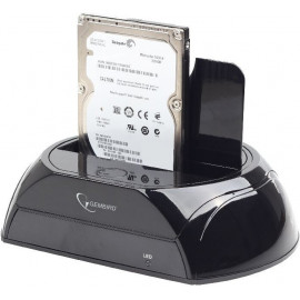 Gembird HD32-U3S-2 Docking Station para Discos Rígidos Preto