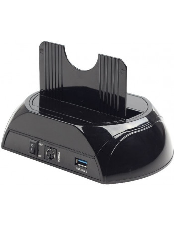 Gembird HD32-U3S-2 Docking Station para Discos Rígidos Preto