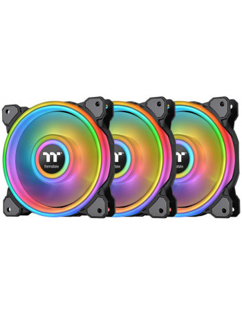 Thermaltake Riing Quad 12 RGB Caixa de computador Ventoinha 12 cm Preto