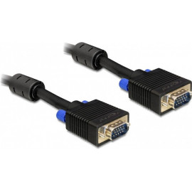 DeLOCK 10m VGA Cable cabo VGA VGA (D-Sub) Preto