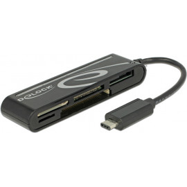 DeLOCK 91739 leitor de cartões Preto USB 2.0