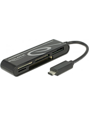 DeLOCK 91739 leitor de cartões Preto USB 2.0