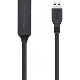 AISENS A105-0409 cabo USB 15 m 3.2 Gen 1 (3.1 Gen 1) USB A Preto