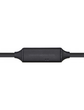 AISENS A105-0409 cabo USB 15 m 3.2 Gen 1 (3.1 Gen 1) USB A Preto