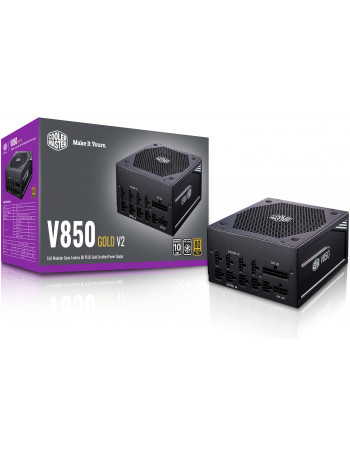 Cooler Master V850 Gold-V2 fonte de alimentação 850 W 24-pin ATX ATX Preto