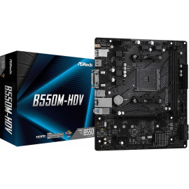 Asrock B550M-HDV AMD B550 Socket AM4 micro ATX