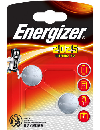 Energizer 638708 pilha Bateria descartável CR2025 Lítio