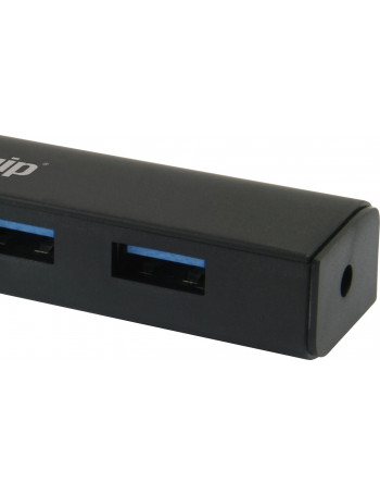 Equip 128953 hub de interface USB 3.2 Gen 1 (3.1 Gen 1) Type-A 5000 Mbit s Preto