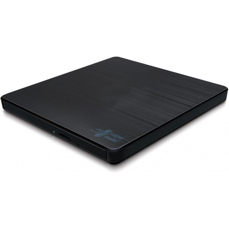 Hitachi-LG Slim Portable DVD-Writer unidade de disco ótico DVD±RW Preto