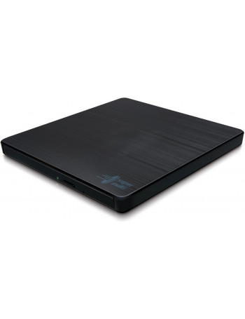 Hitachi-LG Slim Portable DVD-Writer unidade de disco ótico DVD±RW Preto