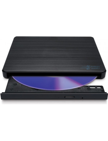 Hitachi-LG Slim Portable DVD-Writer unidade de disco ótico DVD±RW Preto