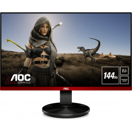 AOC Gaming G2490VXA LED display 60,5 cm (23.8") 1920 x 1080 pixels Full HD Preto, Vermelho