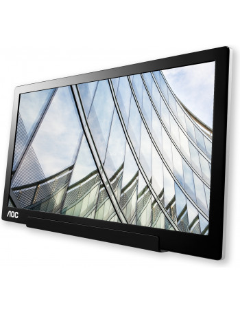AOC Style-line I1601FWUX monitor de ecrã 39,6 cm (15.6") 1920 x 1080 pixels Full HD LED Preto