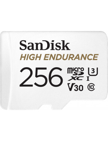 SanDisk High Endurance cartão de memória 256 GB MicroSDXC UHS-I Classe 10