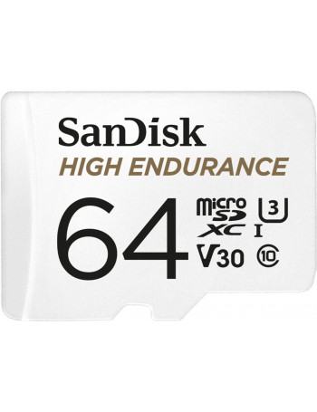 SanDisk High Endurance cartão de memória 64 GB MicroSDXC UHS-I Classe 10