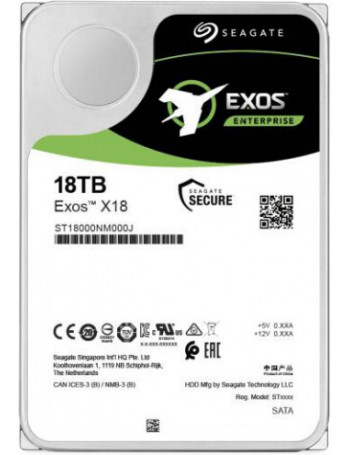 Seagate Enterprise ST18000NM000J unidade de disco rígido 3.5" 18000 GB Serial ATA III