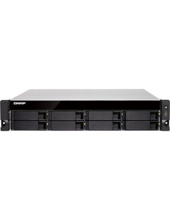 QNAP TS-877XU-RP NAS Rack (2U) Ethernet LAN Preto, Cinzento 2600