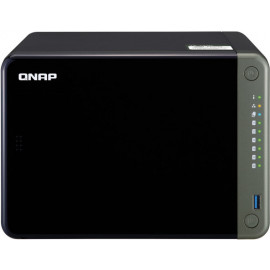 QNAP TS-653D NAS Tower Ethernet LAN Preto J4125