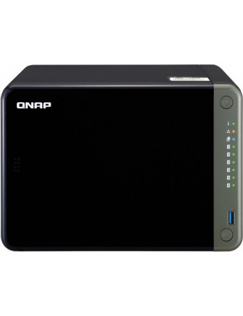 QNAP TS-653D NAS Tower Ethernet LAN Preto J4125