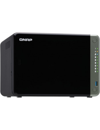 QNAP TS-653D NAS Tower Ethernet LAN Preto J4125