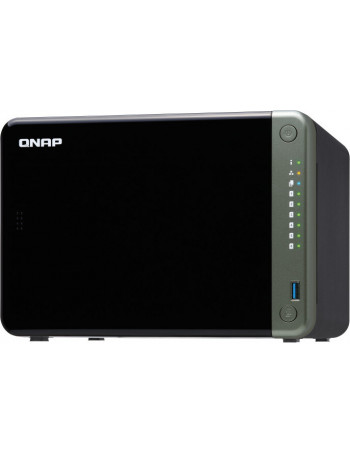 QNAP TS-653D NAS Tower Ethernet LAN Preto J4125