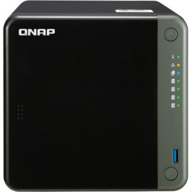 QNAP TS-453D NAS Tower Ethernet LAN Preto J4125