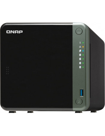 QNAP TS-453D NAS Tower Ethernet LAN Preto J4125