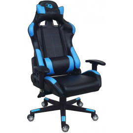 CoolBox Deep Command Cadeira de jogos para PC Assento acolchoado Preto, Azul
