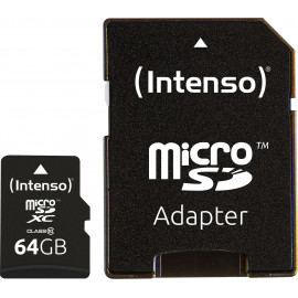 Intenso 64GB MicroSDHC cartão de memória MicroSDXC Classe 10