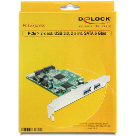 DeLOCK 89359 placa adaptador de interface Interno USB 3.2 Gen 1 (3.1 Gen 1)