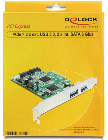 DeLOCK 89359 placa adaptador de interface Interno USB 3.2 Gen 1 (3.1 Gen 1)