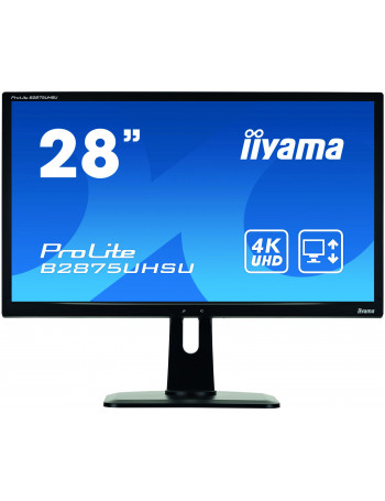 iiyama ProLite B2875UHSU-B1 monitor de ecrã 71,1 cm (28") 3840 x 2160 pixels 4K Ultra HD LED Preto