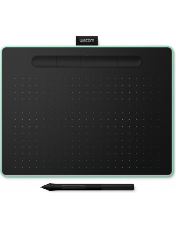 Wacom Intuos M Bluetooth mesa digitalizadora Preto, Verde 2540 lpi 216 x 135 mm USB Bluetooth