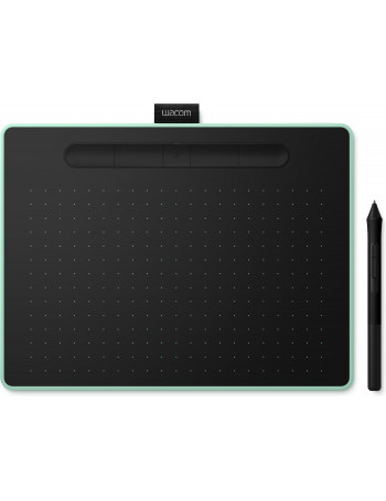 Wacom Intuos M Bluetooth mesa digitalizadora Preto, Verde 2540 lpi 216 x 135 mm USB Bluetooth