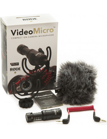 RØDE VideoMicro Preto Microfone para câmara digital