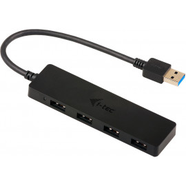 i-tec Advance U3HUB404 hub de interface USB 3.2 Gen 1 (3.1 Gen 1) Type-A 5000 Mbit s Preto