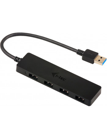 i-tec Advance U3HUB404 hub de interface USB 3.2 Gen 1 (3.1 Gen 1) Type-A 5000 Mbit s Preto