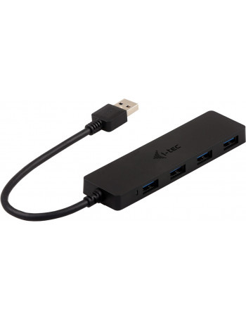 i-tec Advance U3HUB404 hub de interface USB 3.2 Gen 1 (3.1 Gen 1) Type-A 5000 Mbit s Preto